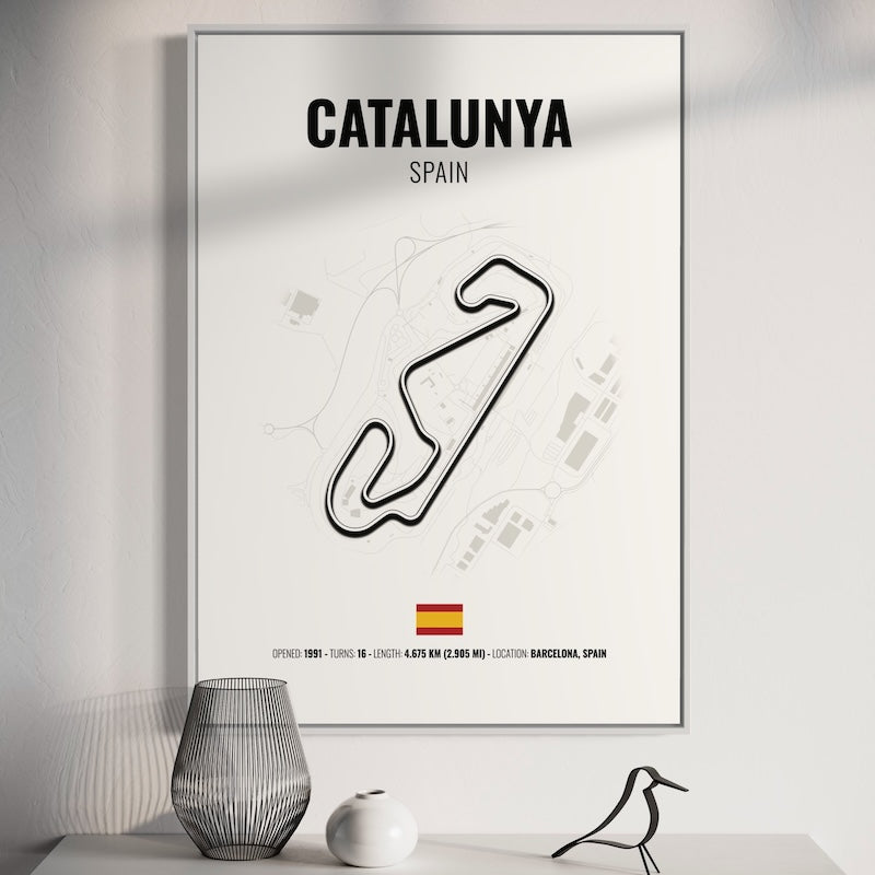 Catalunya F1 Grand Prix Poster | Catalunya F1 Grand Prix Print | Catalunya F1 Grand Prix Wall Art