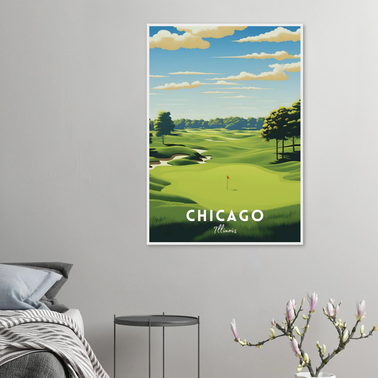 Chicago Golf Club Poster