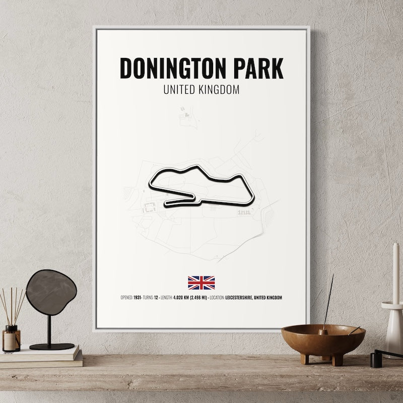 Donington Park Poster | Donington Park Print | Donington Park Wall Art