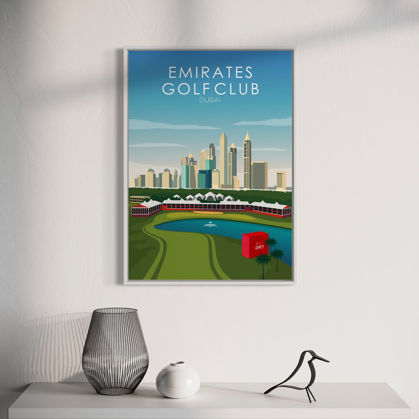 Emirates Golf Course Print -18th Hole