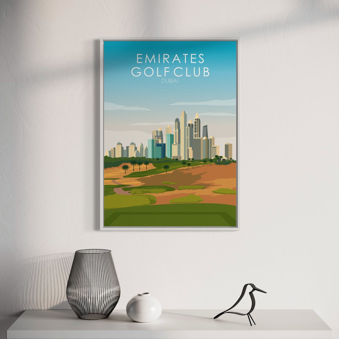 Emirates Golf Course Print - 8th Tee Box