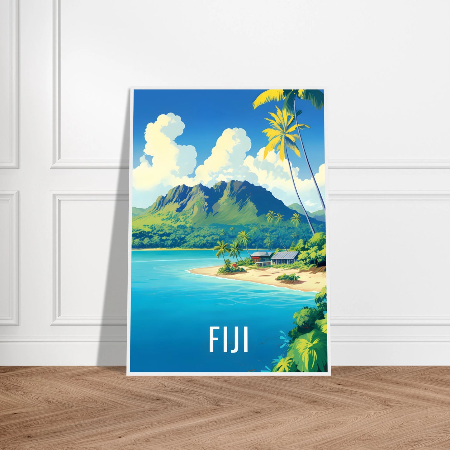 Fiji Travel Poster