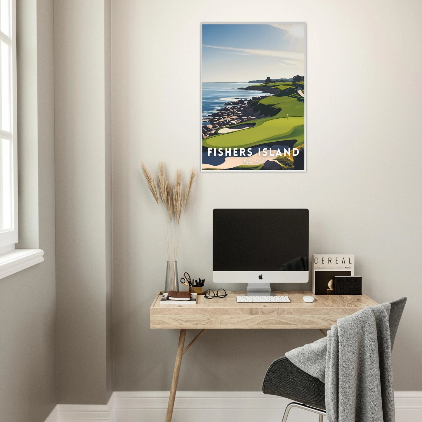Fishers Island Golf Course Poster