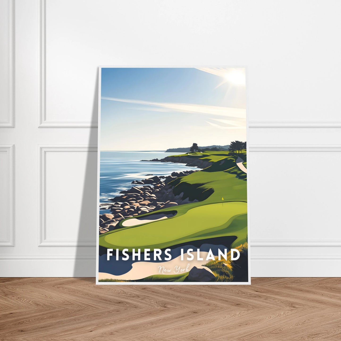 Fishers Island Golf Poster