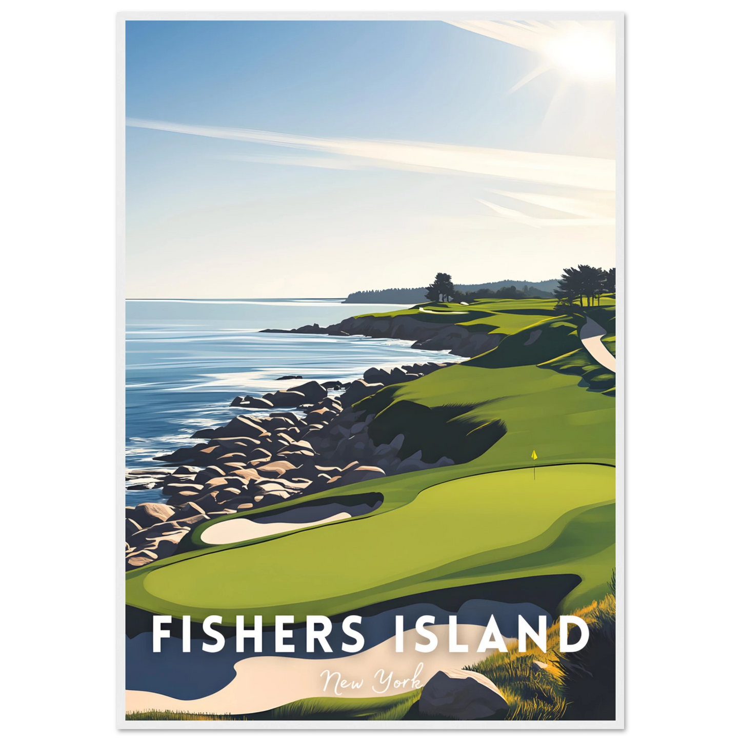 Fishers Island Poster