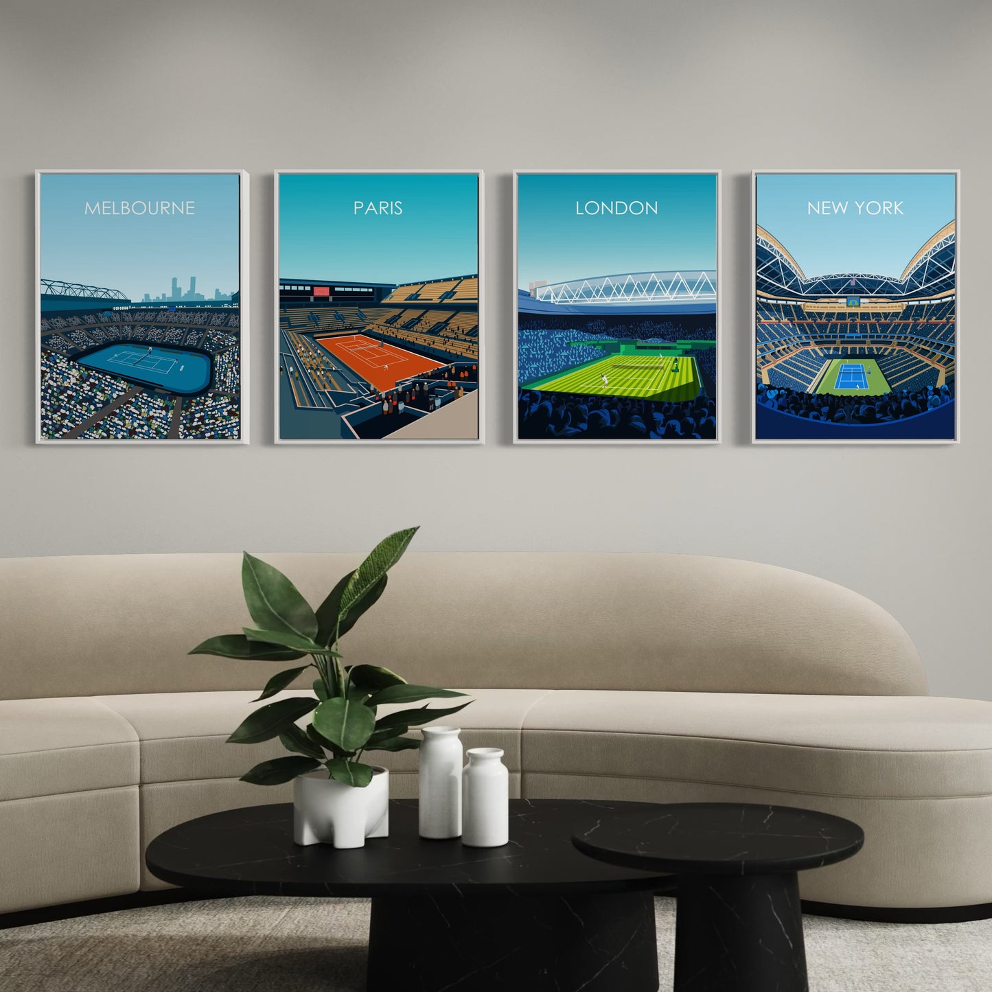 US Open Poster | Tennis Gift | Gift for Tennis Player