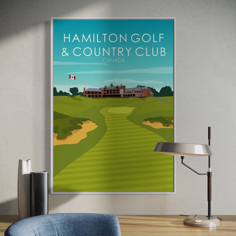 Hamilton Golf and Country Club PGA Golf Poster - Daytime