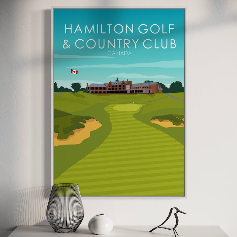 Hamilton Golf and Country Club PGA Golf Poster - Daytime