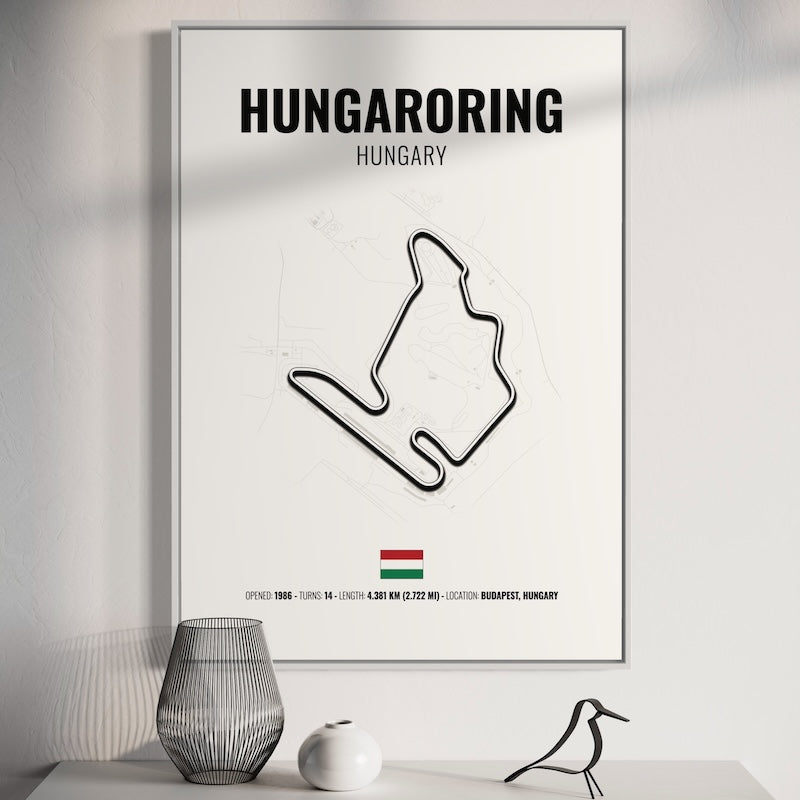 Hungaroring F1 Grand Prix Poster | Hungaroring F1 Grand Prix Print | Hungaroring F1 Grand Prix Wall Art