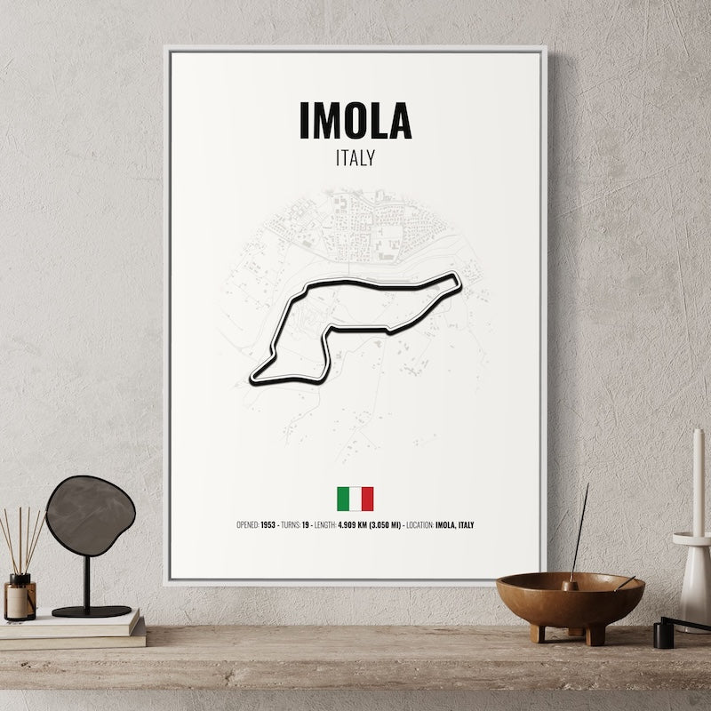 Imola F1 Grand Prix Poster | Imola F1 Grand Prix Print | Imola F1 Grand Prix Wall Art