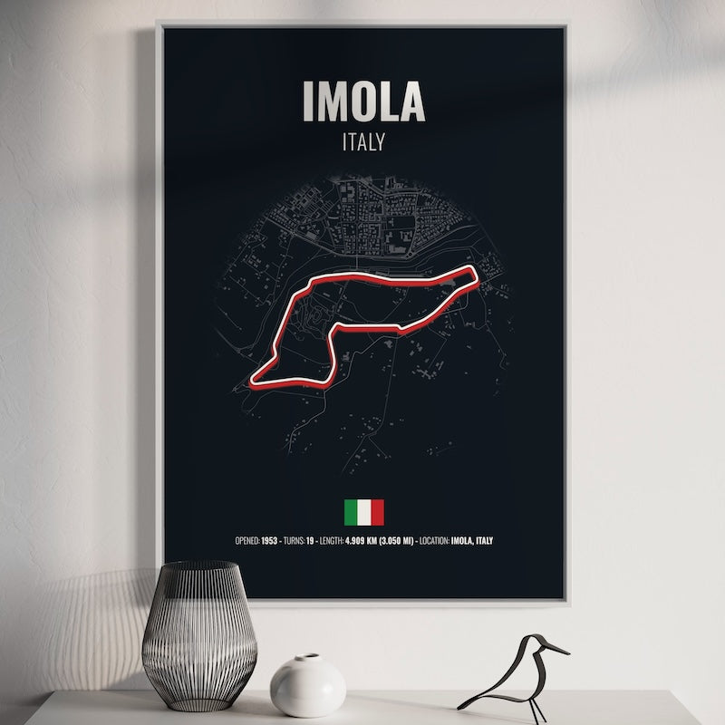Imola F1 Grand Prix Poster | Imola F1 Grand Prix Print | Imola F1 Grand Prix Wall Art
