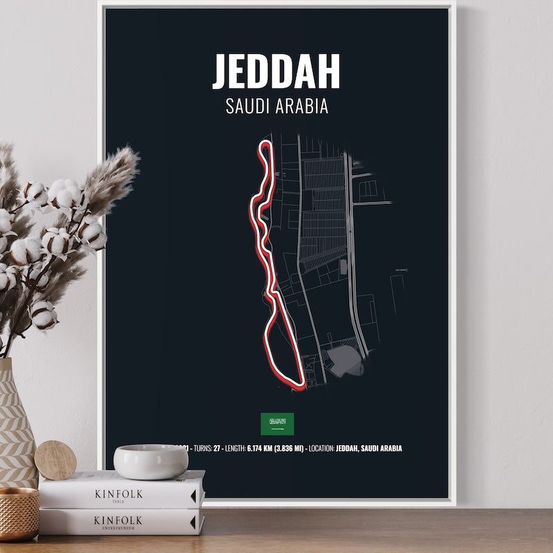 Jeddah F1 Grand Prix Poster | Jeddah F1 Grand Prix Print | Jeddah F1 Grand Prix Wall Art