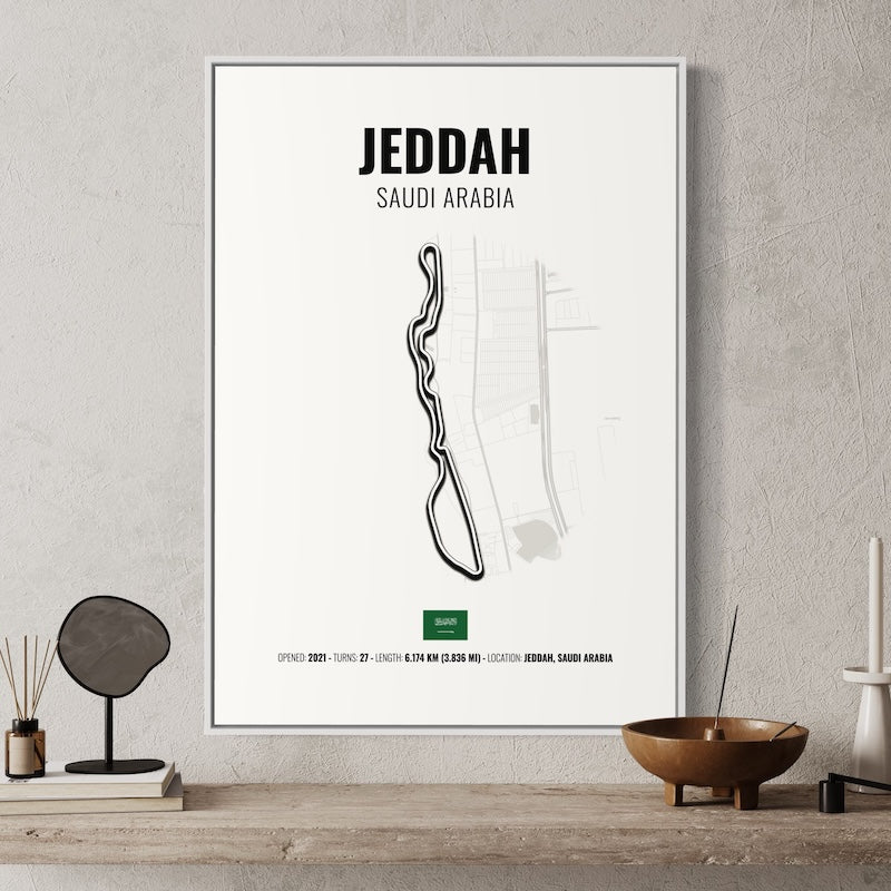 Jeddah F1 Grand Prix Poster | Jeddah F1 Grand Prix Print | Jeddah F1 Grand Prix Wall Art
