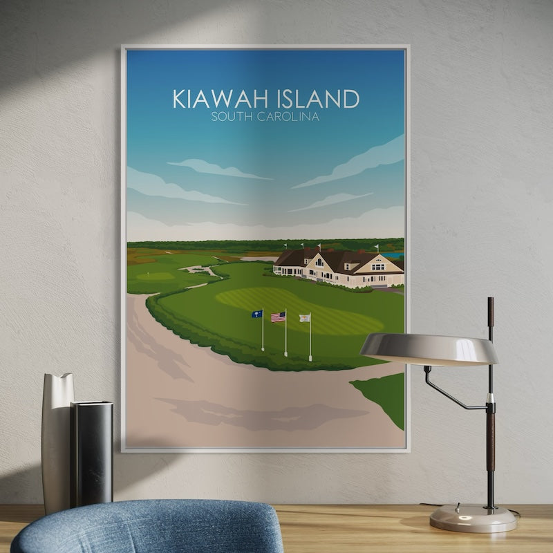 Kiawah Island Daytime Golf Course Print