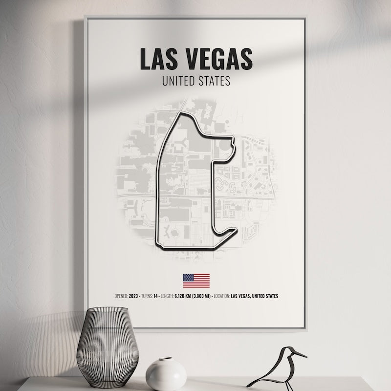 Las Vegas Formula 1 Poster | Las Vegas Formula 1 Print | Las Vegas Formula 1 Wall Art