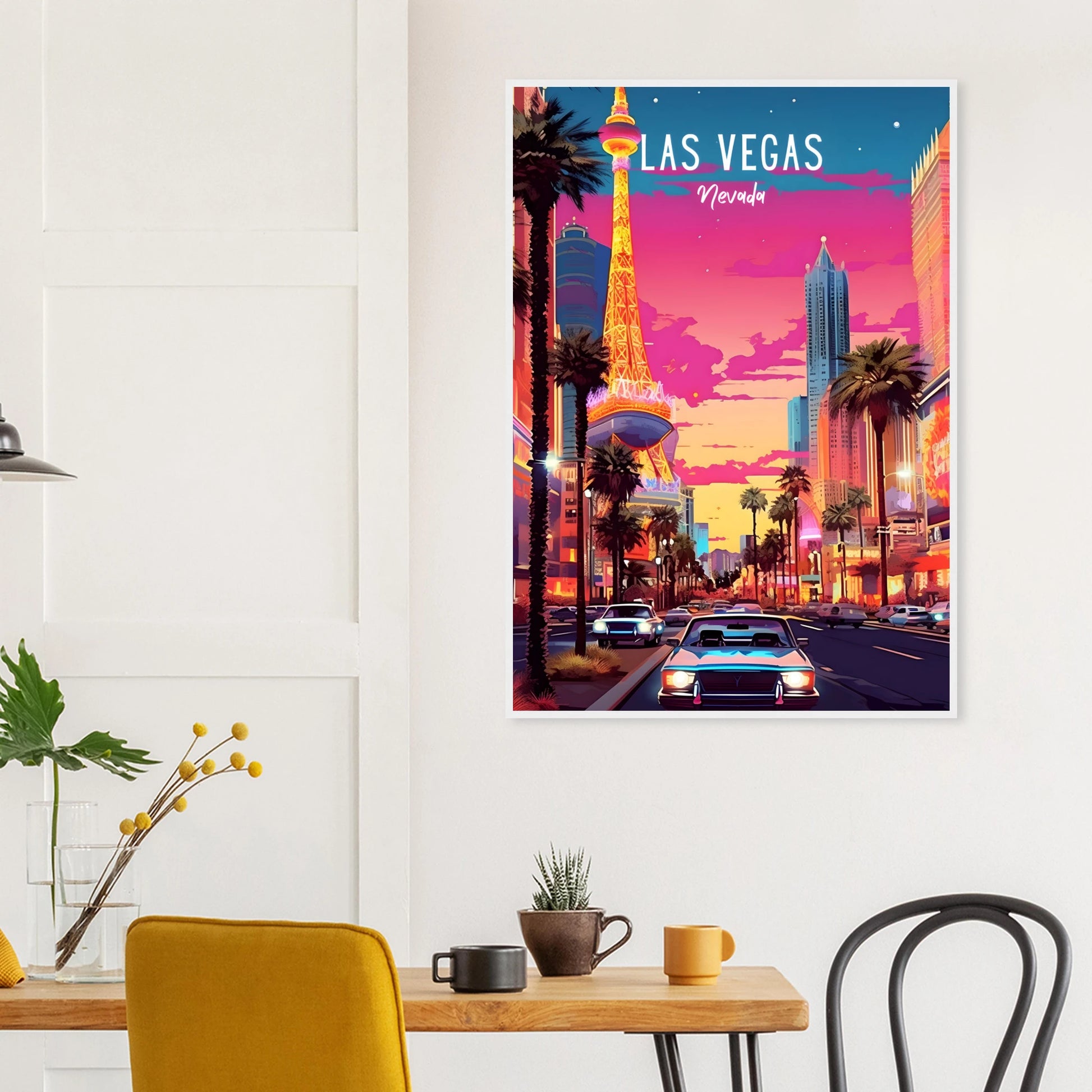 Las Vegas USA Travel Poster