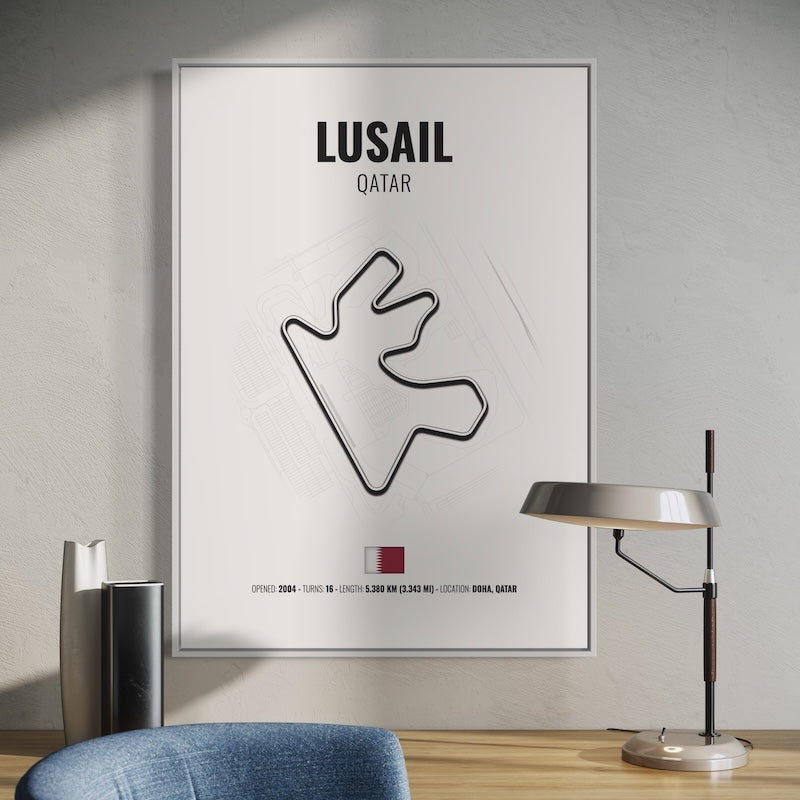 Lusail Formula 1 Poster | Lusail Formula 1 Print | Lusail Formula 1 Wall Art