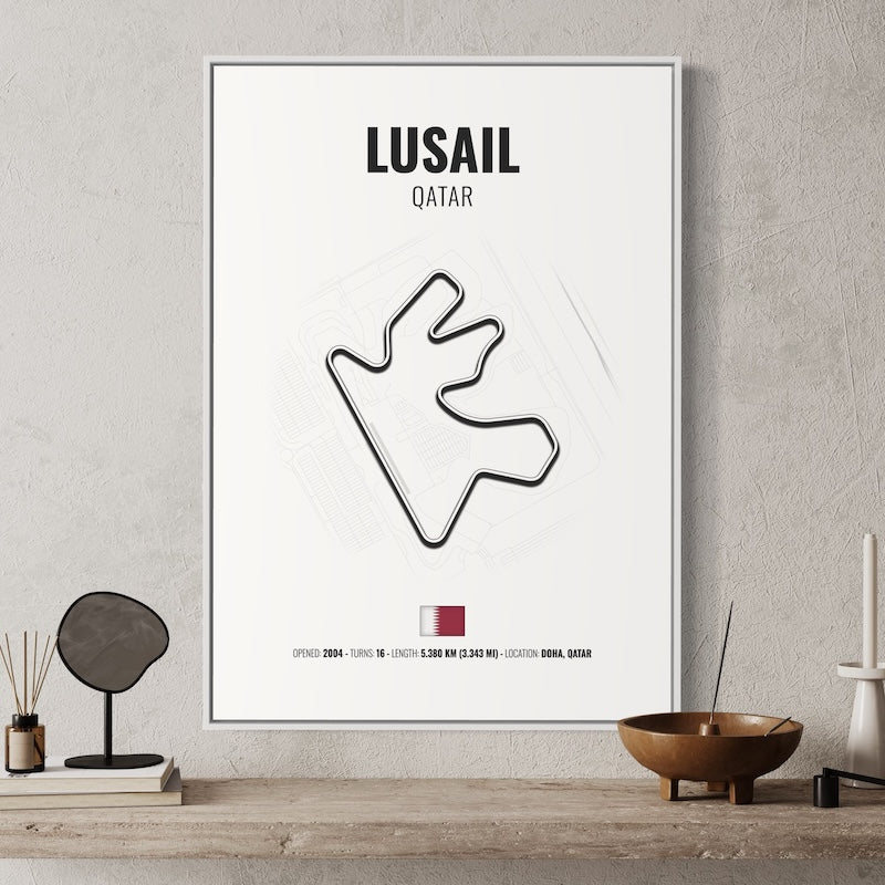 Lusail Formula 1 Poster | Lusail Formula 1 Print | Lusail Formula 1 Wall Art