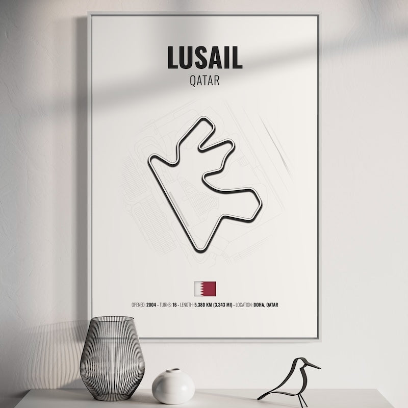 Lusail Formula 1 Poster | Lusail Formula 1 Print | Lusail Formula 1 Wall Art