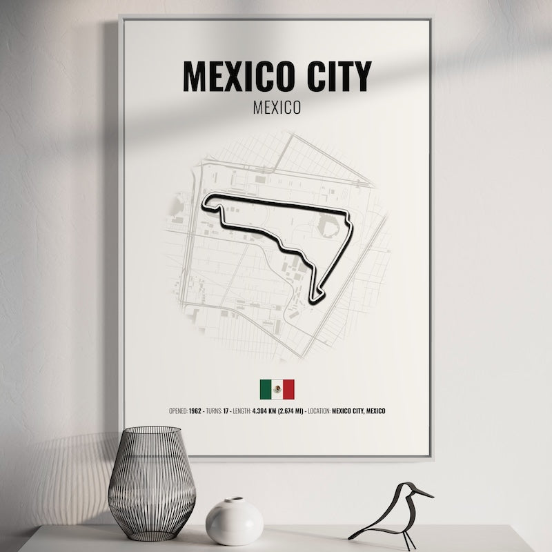 Mexico City Formula 1 Poster | Mexico City Formula 1 Print | Mexico City Formula 1 Wall Art