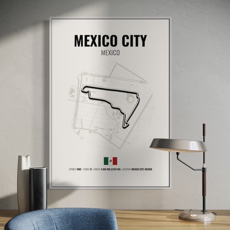Mexico City Formula 1 Poster | Mexico City Formula 1 Print | Mexico City Formula 1 Wall Art