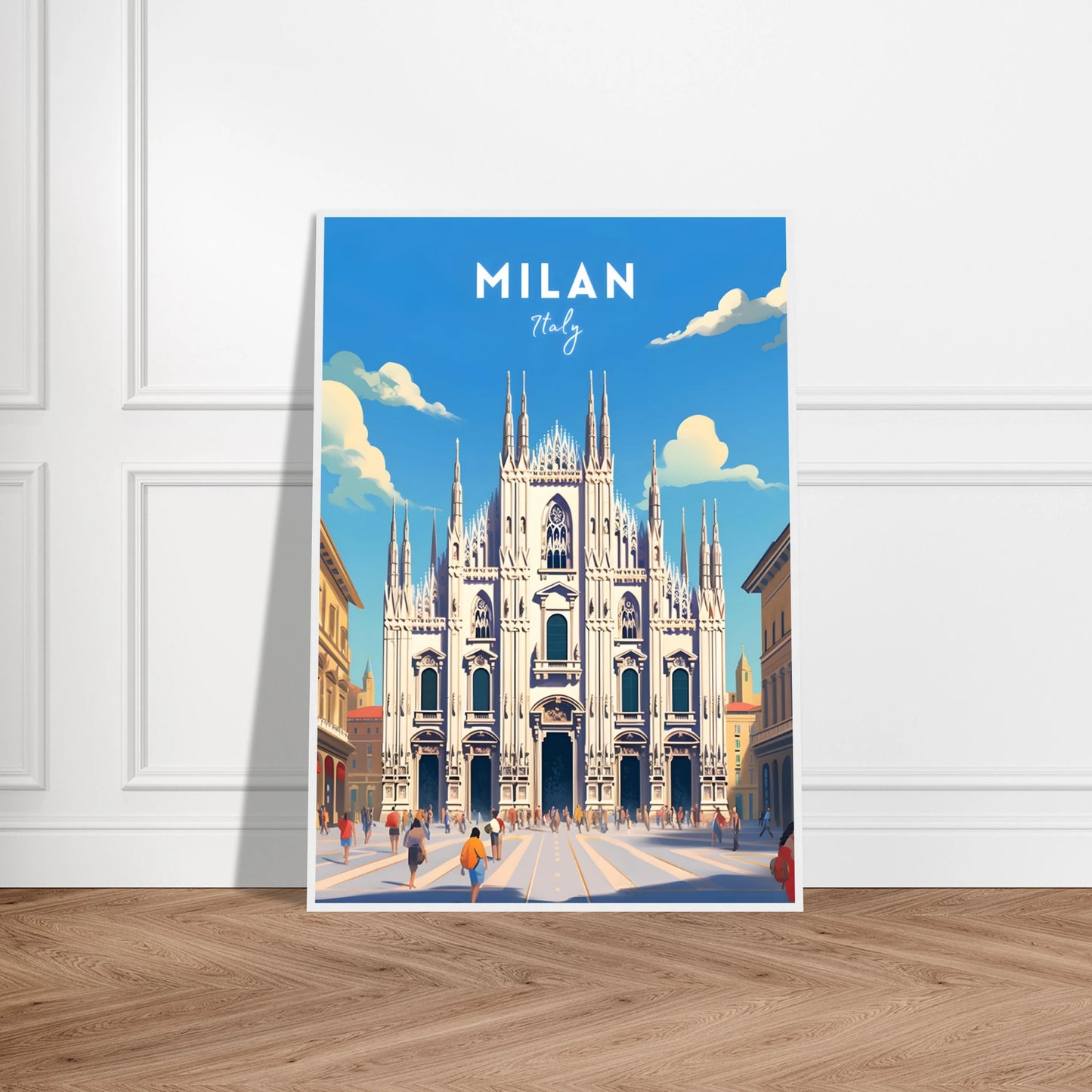 Milan Travel Poster