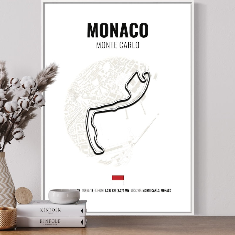 Monaco F1 Grand Prix Poster | Monaco F1 Grand Prix Print | Monaco F1 Grand Prix Wall Art