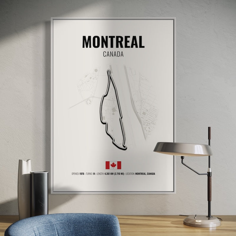 Montreal F1 Grand Prix Poster | Montreal F1 Grand Prix Print | Montreal F1 Grand Prix Wall Art