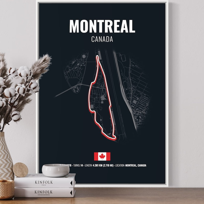 Montreal F1 Grand Prix Poster | Montreal F1 Grand Prix Print | Montreal F1 Grand Prix Wall Art
