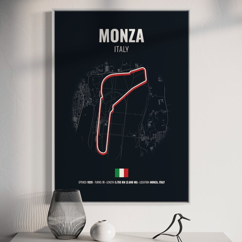 Monza Formula 1 Poster | Monza Formula 1 Print | Monza Formula 1 Wall Art