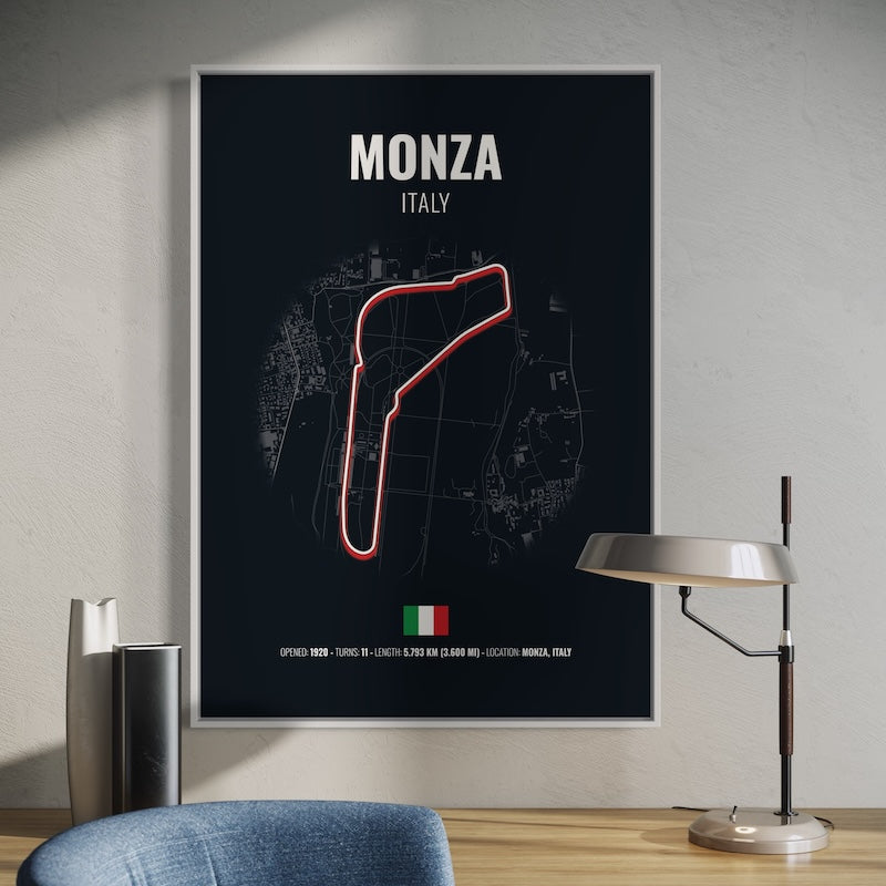Monza Formula 1 Poster | Monza Formula 1 Print | Monza Formula 1 Wall Art