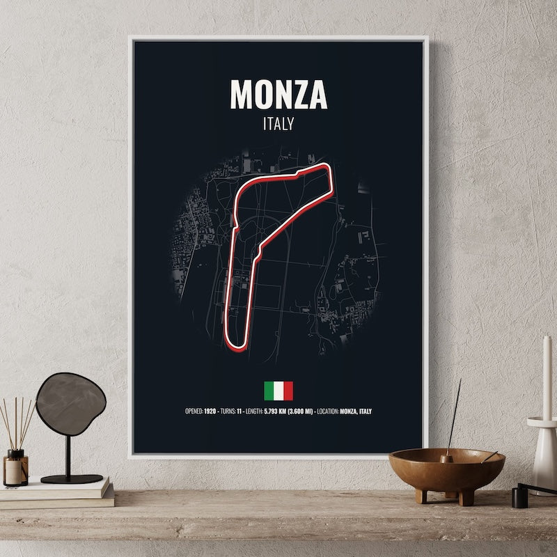 Monza Formula 1 Poster | Monza Formula 1 Print | Monza Formula 1 Wall Art