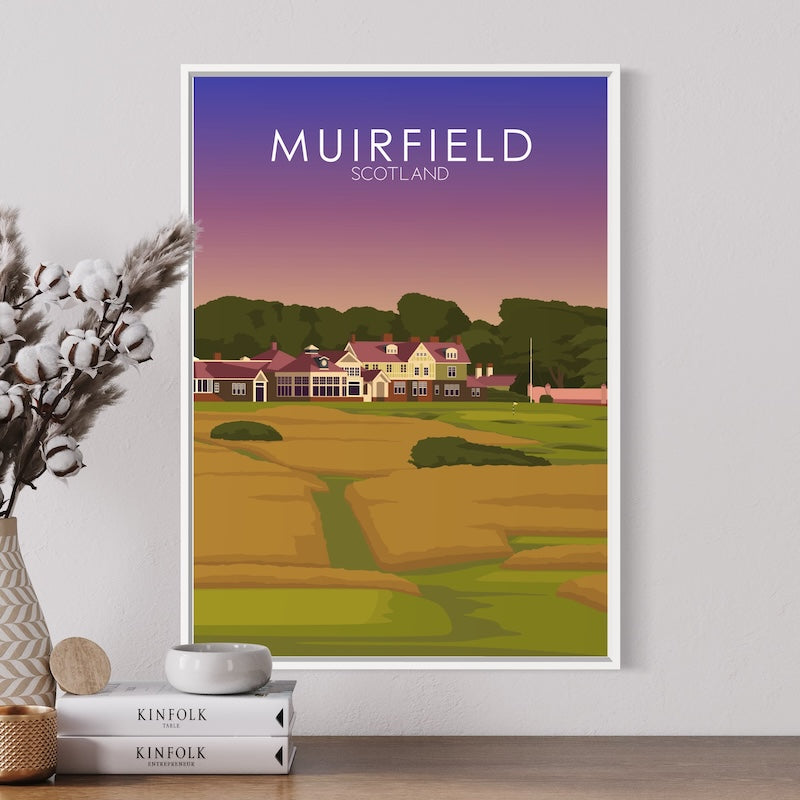 Muirfield Golf Course Sunset Print