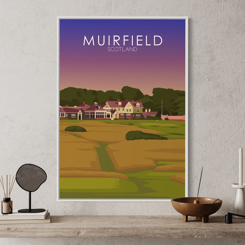 Muirfield Golf Course Sunset Print
