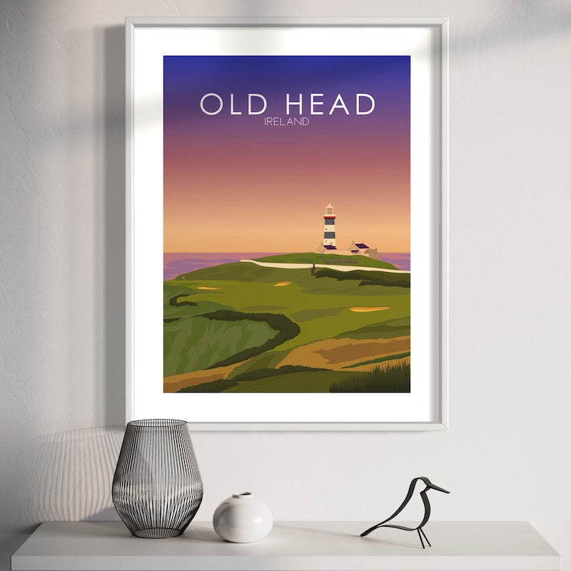 Old Head Golf Links Sunset Print