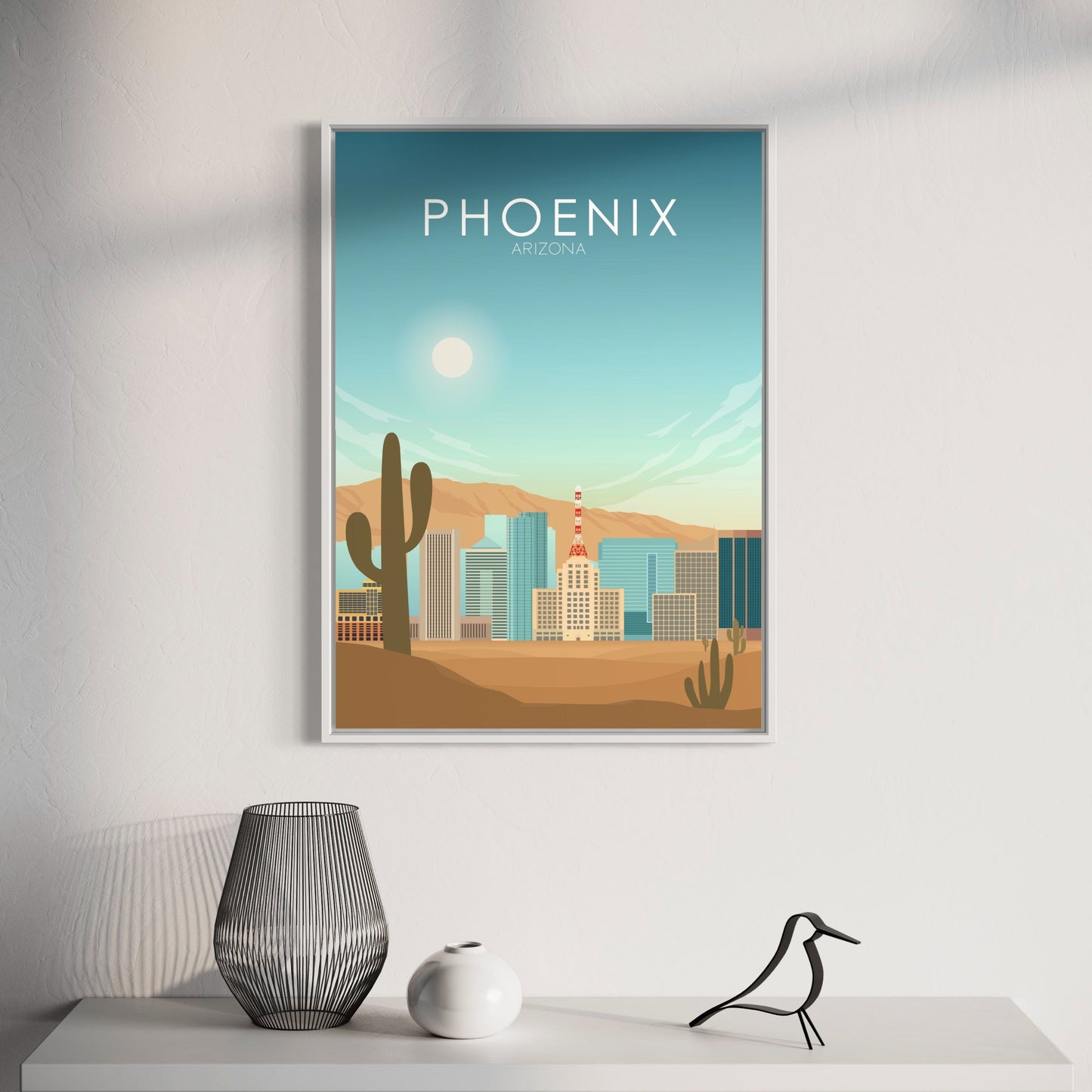 Phoenix Poster | Phoenix Wall Art | Phoenix Daytime Print