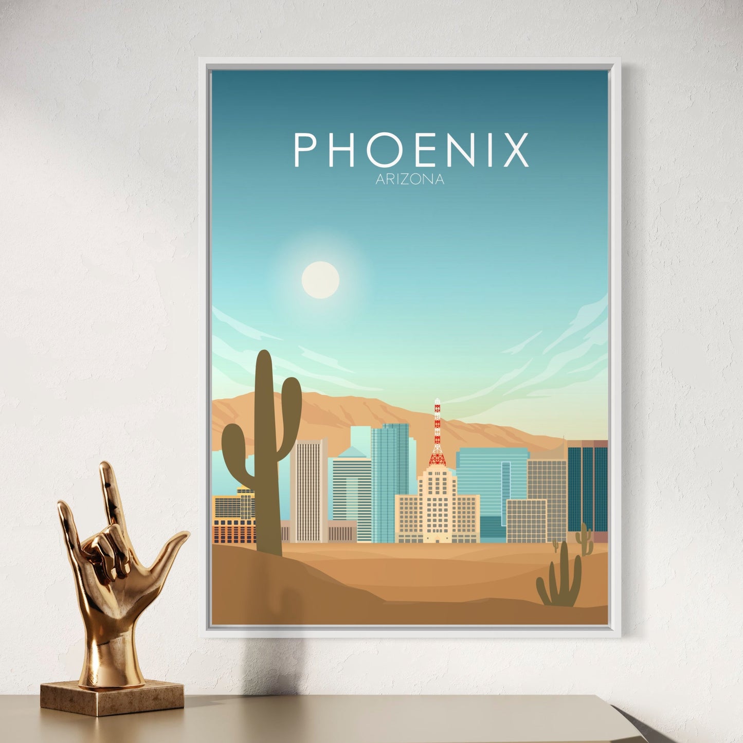 Phoenix Poster | Phoenix Wall Art | Phoenix Daytime Print