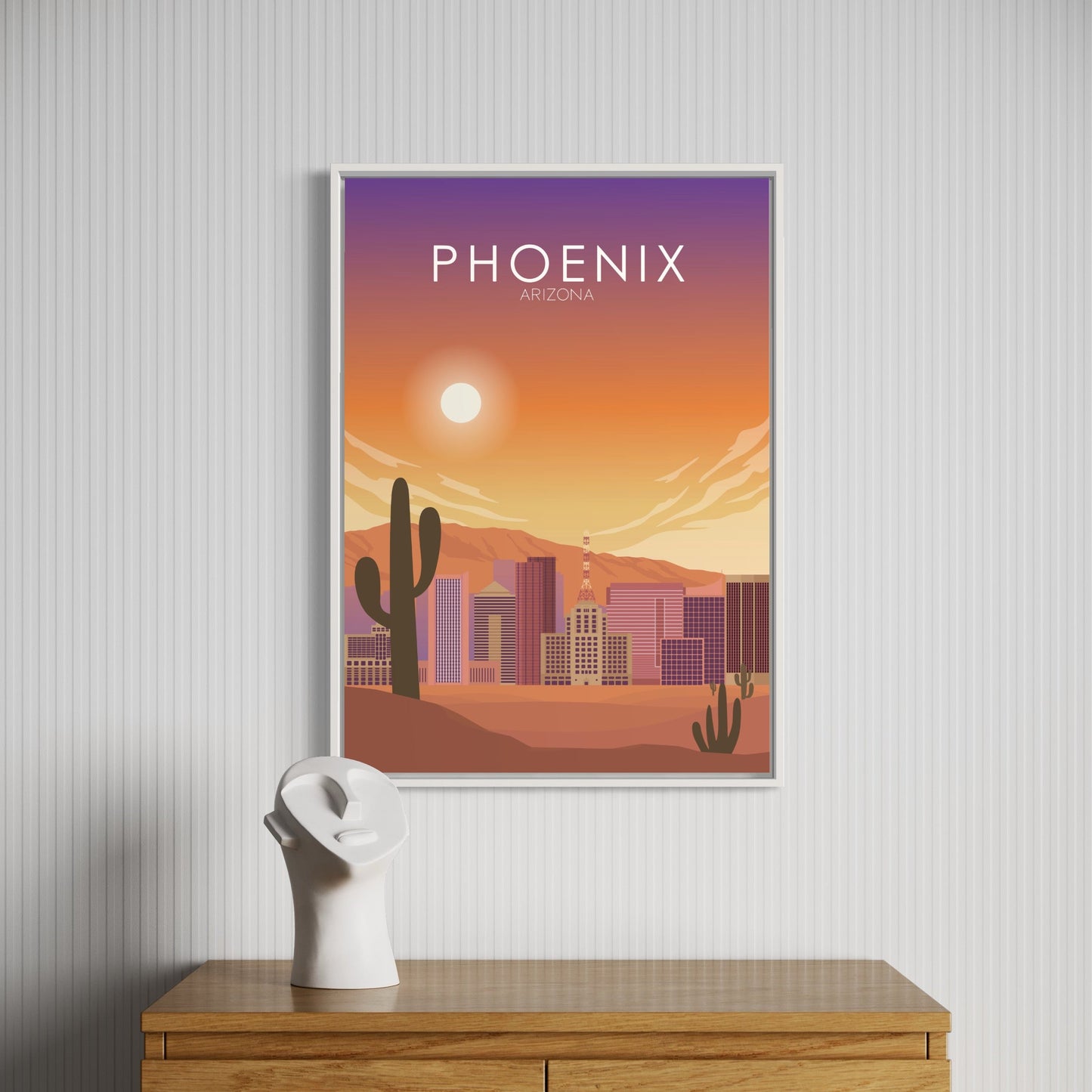 Phoenix Poster | Phoenix Wall Art | Phoenix Sunset Print