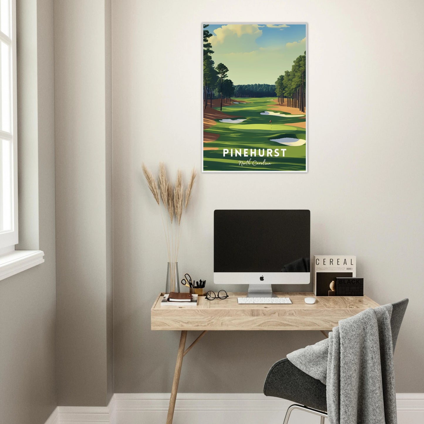 Pinehurst Golf Course Poster