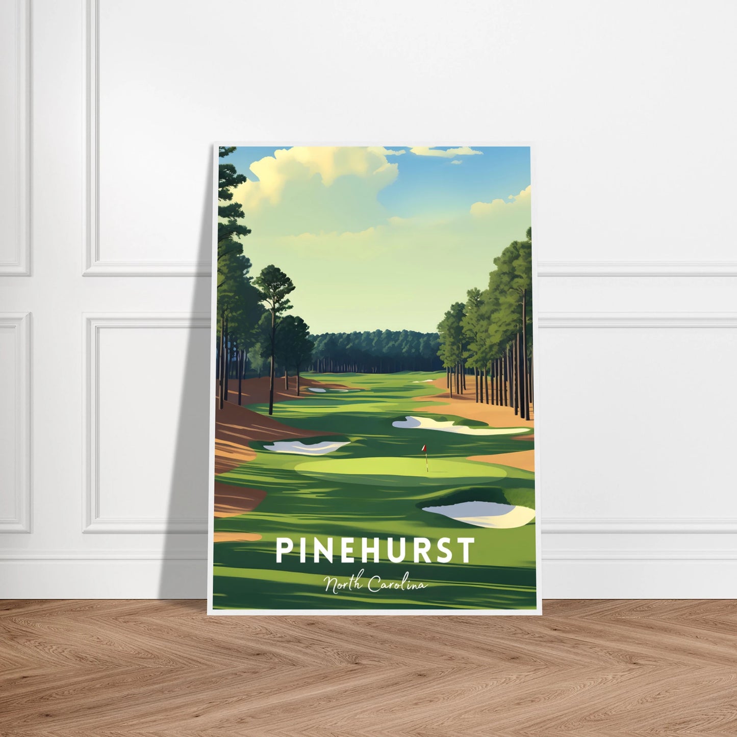 Pinehurst Golf Poster