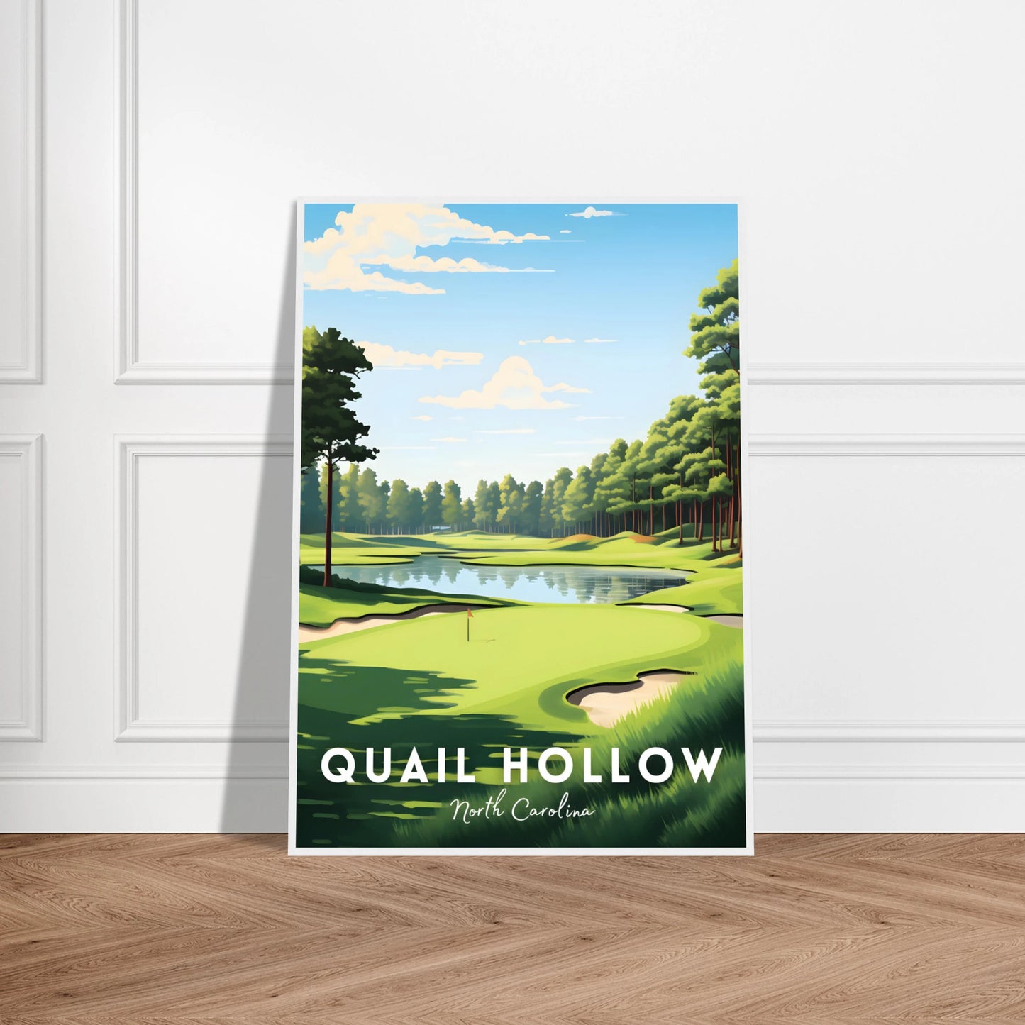 Quail Hollow Golf Poster