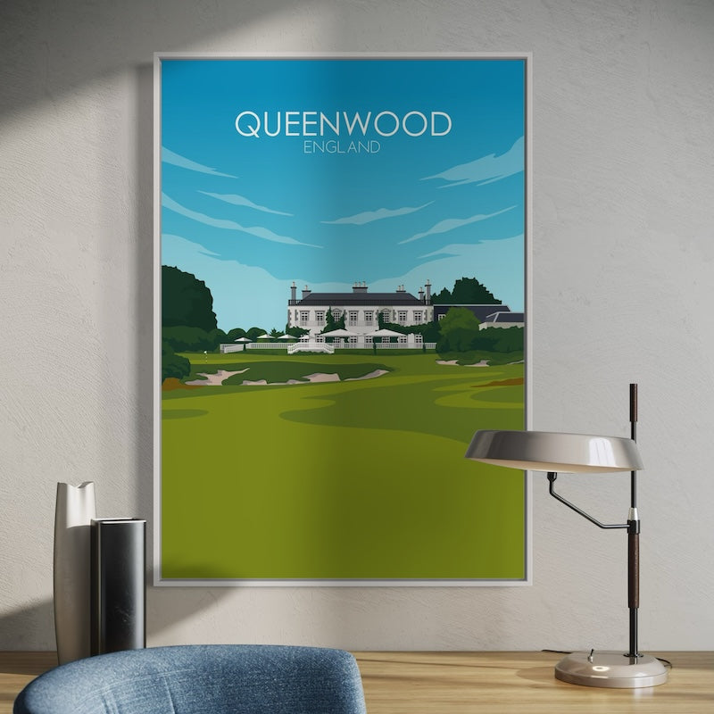 Queenwood Golf Course Print - Daytime