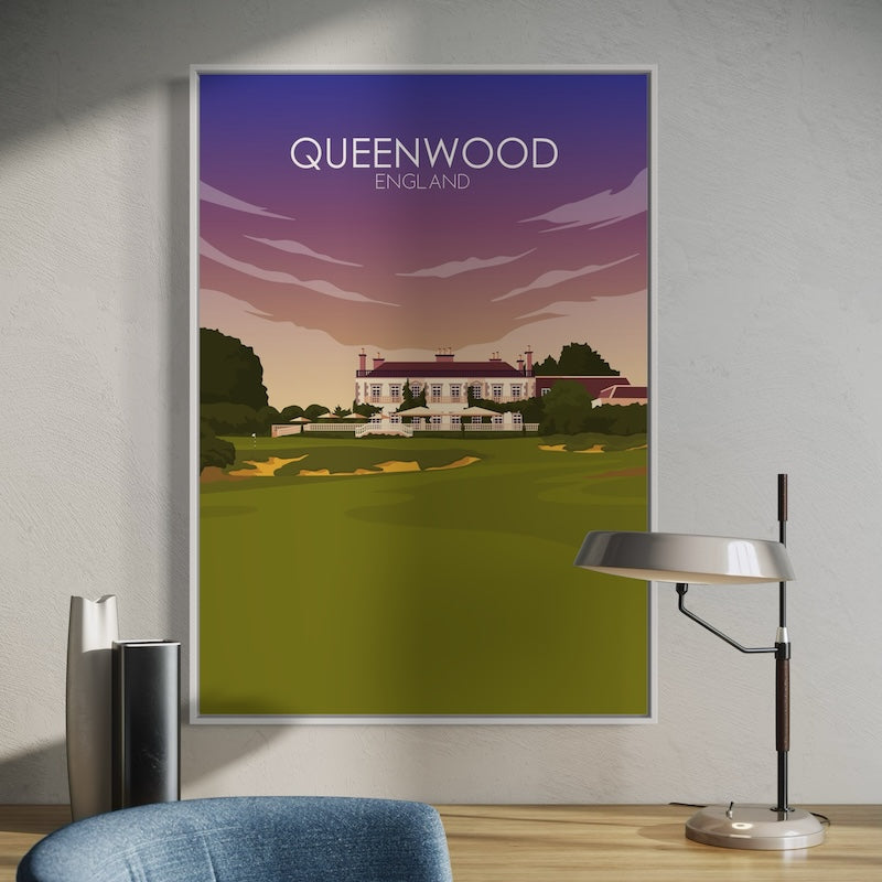 Queenwood Golf Course Print - Sunset