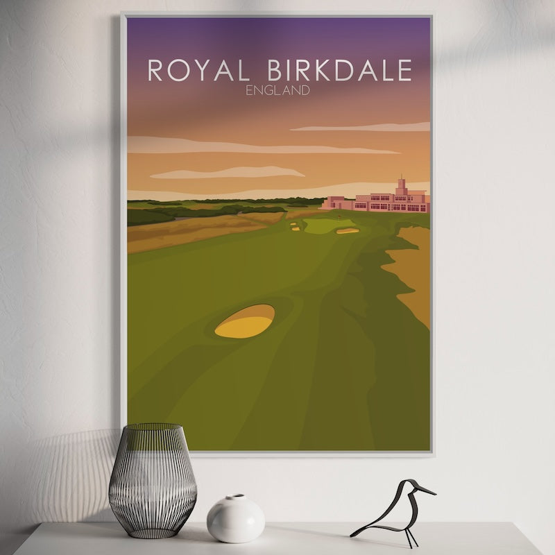 Royal Birkdale Golf Course Sunset Print