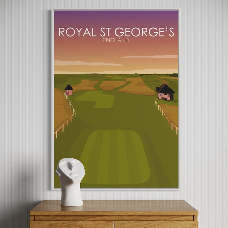 Royal St Georges Golf Course Sunset Print