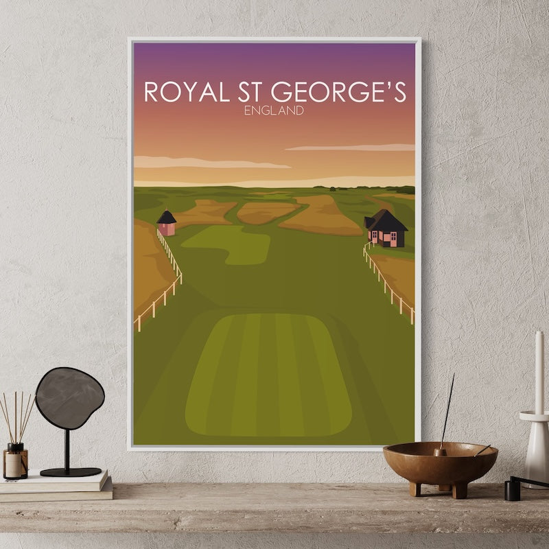 Royal St Georges Golf Course Sunset Print