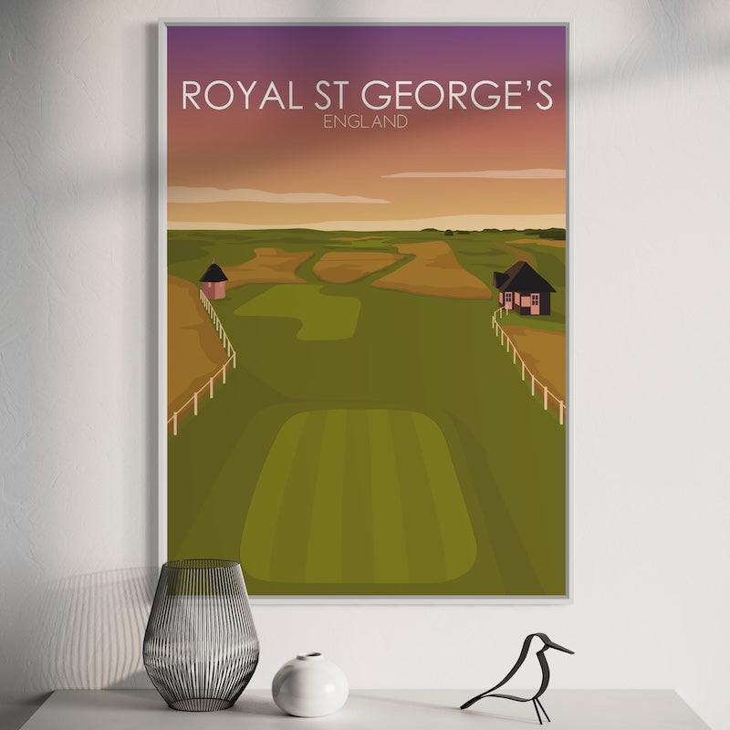 Royal St Georges Golf Course Sunset Print