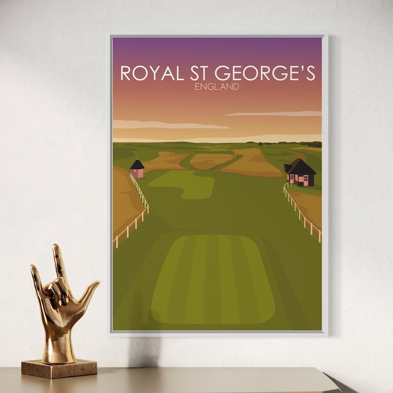 Royal St Georges Golf Course Sunset Print
