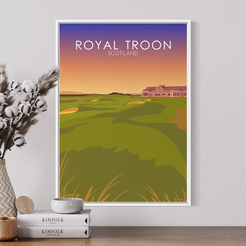 Royal Troon Golf Course Sunset Print