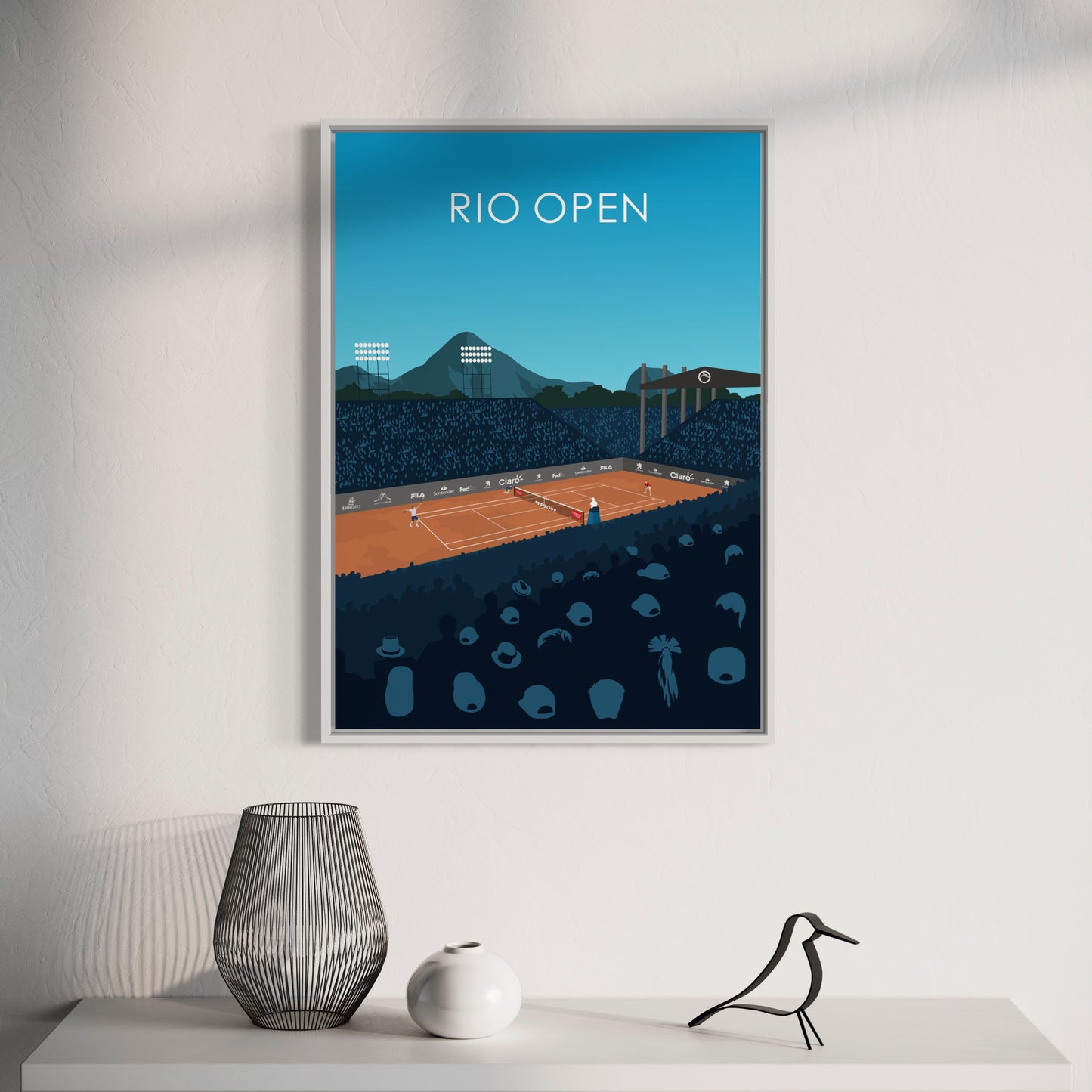Rio Open ATP 500 Tennis Stadium Poster